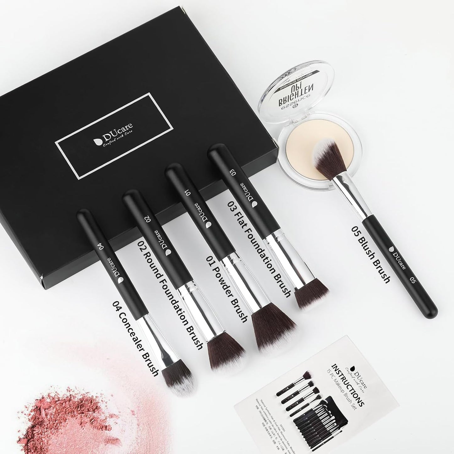 Brochas De Maquillaje 15 Pcs