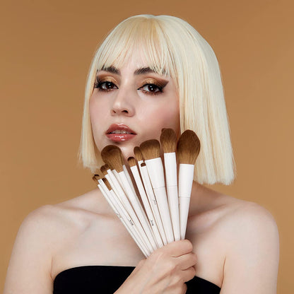 Set de Brochas con un lujoso diseño (14 Unidades)