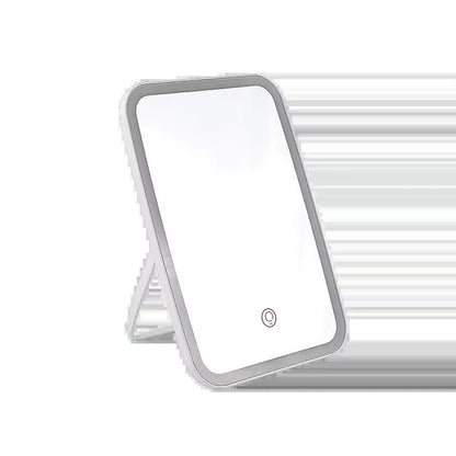 Espejo plegable con LED