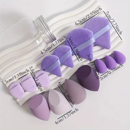 Beauty Sponges Blender Super Soft Makeup Sponges Set with Storage Finger Puff Foundation Cosmetic Puffs Mini Make up Sponges