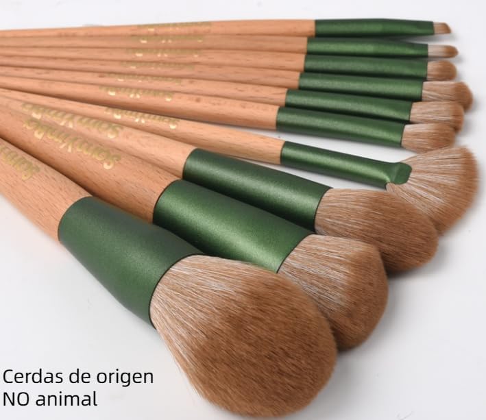 10 Brochas De Maquillaje - Brochas De Maquillaje Profesional - Brochas Maquillaje Ultrasuaves - Set Brochas Maquillaje Completo - Pinceles Maquillaje - Pinceis Maquilhagem - Maquillaje Mujer