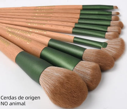 10 Brochas De Maquillaje - Brochas De Maquillaje Profesional - Brochas Maquillaje Ultrasuaves - Set Brochas Maquillaje Completo - Pinceles Maquillaje - Pinceis Maquilhagem - Maquillaje Mujer