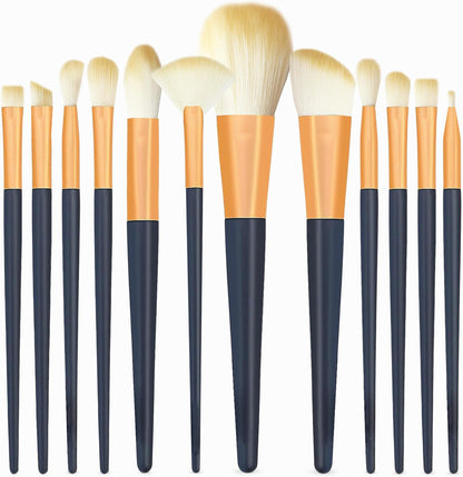 12 Brochas De Maquillaje 