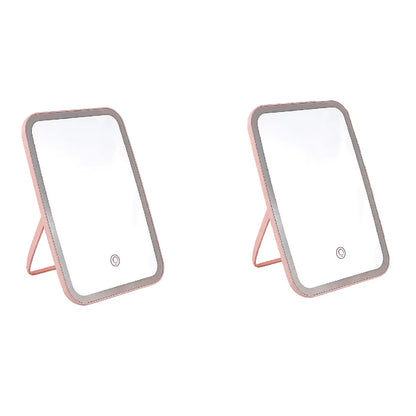 Espejo plegable con LED