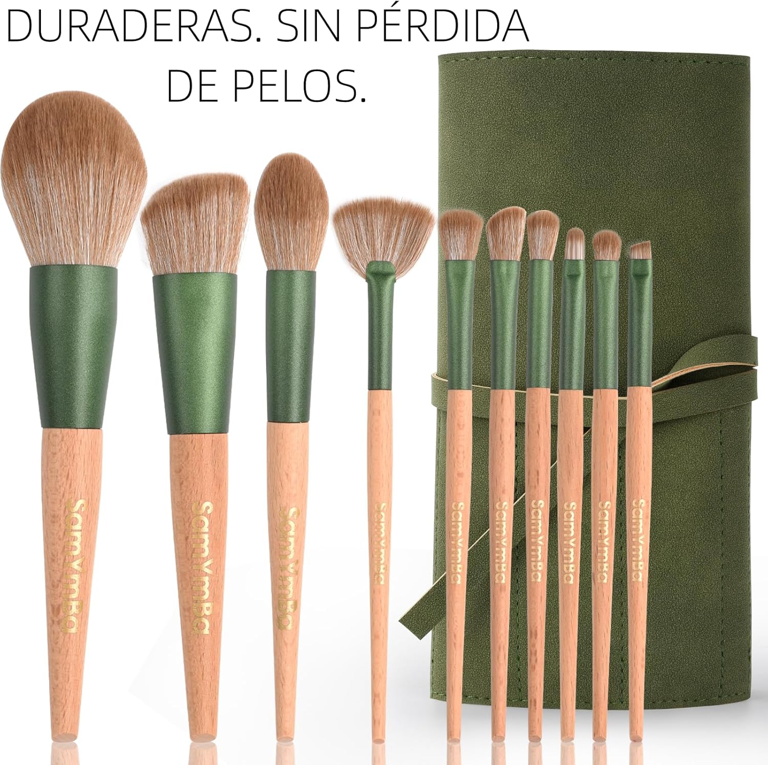 10 Brochas De Maquillaje - Brochas De Maquillaje Profesional - Brochas Maquillaje Ultrasuaves - Set Brochas Maquillaje Completo - Pinceles Maquillaje - Pinceis Maquilhagem - Maquillaje Mujer